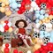 170Pcs Farm Animal Balloon Garland Arch Kit, Red Blue Tan White Cow Print Balloons